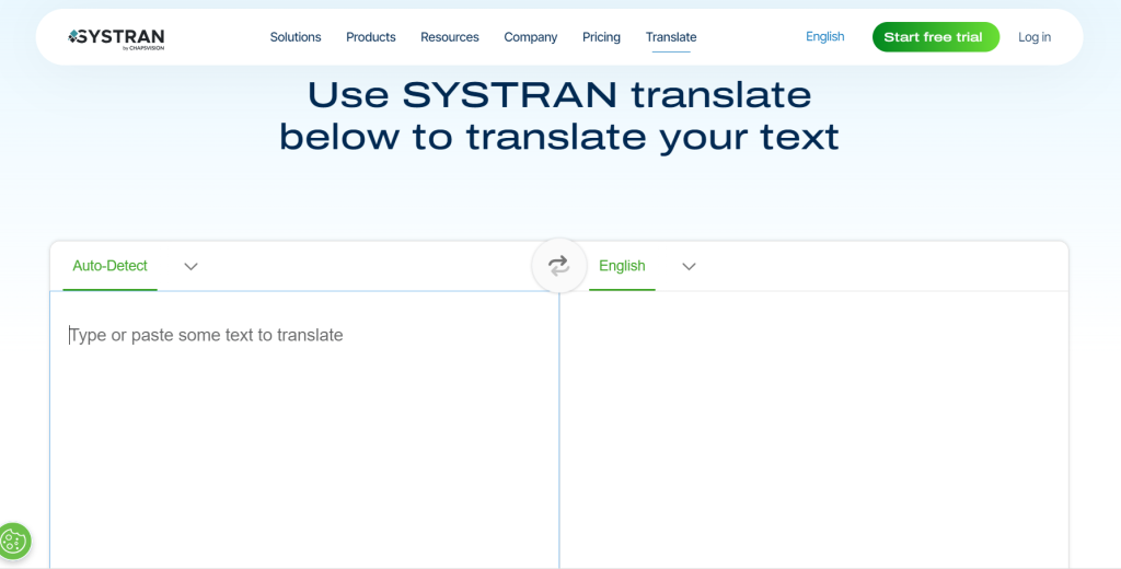 SYSTRAN Translate
