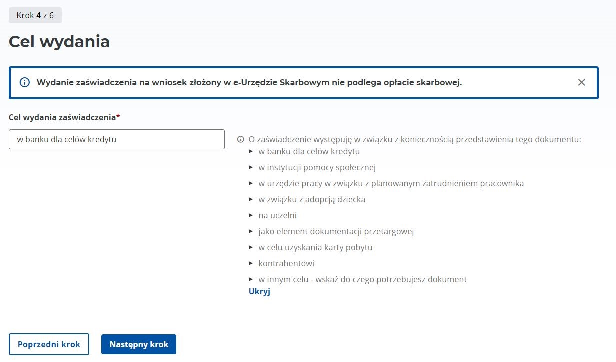 ZAS-W - Zaświadczenia O Niezaleganiu W Podatkach Automatycznie W E-US ...