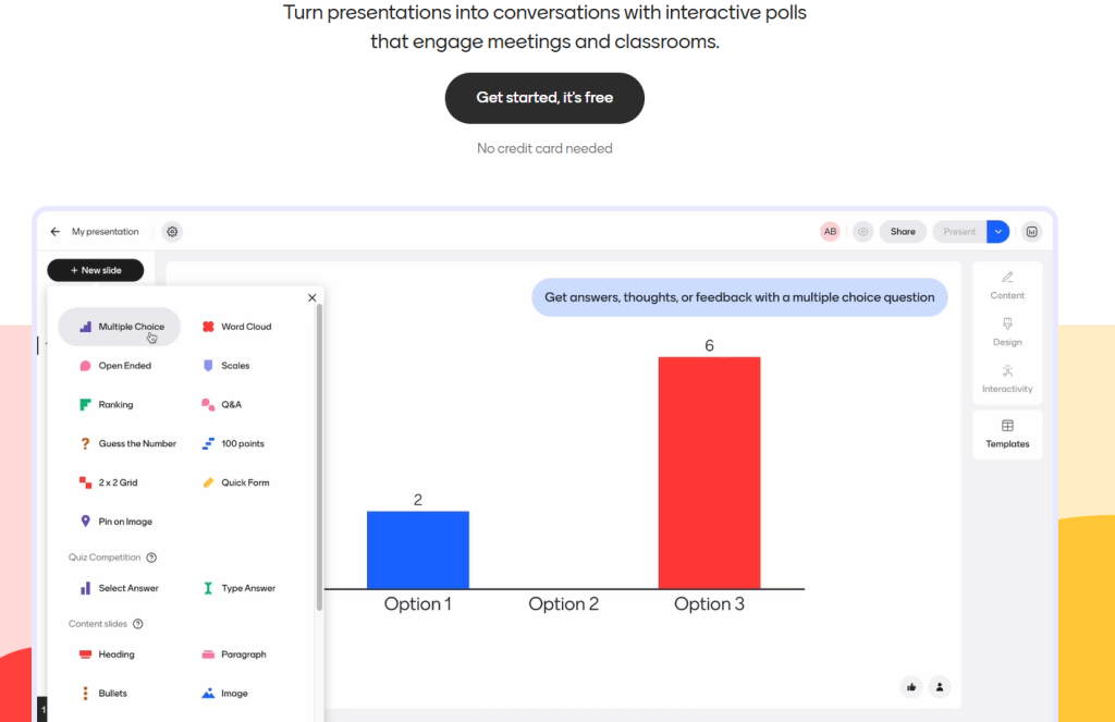 kursy online - Mentimeter