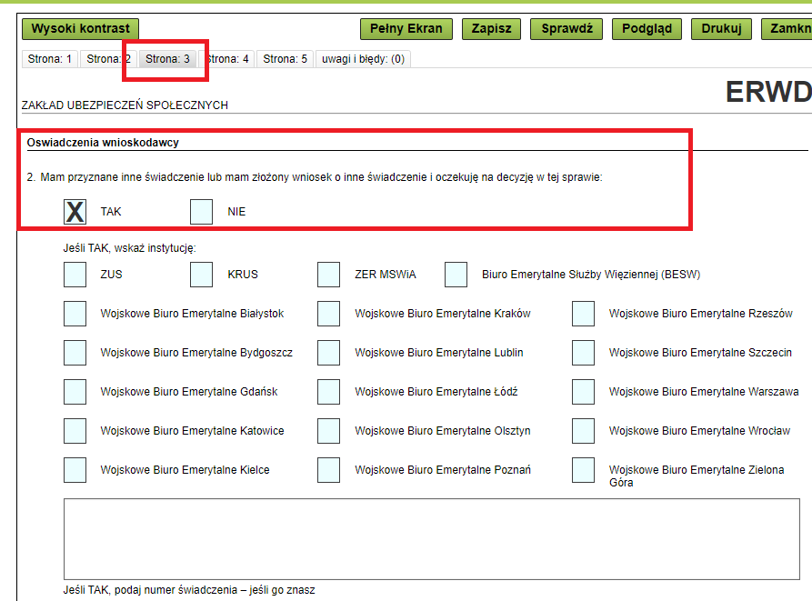 wniosek ERWD strona trzecia