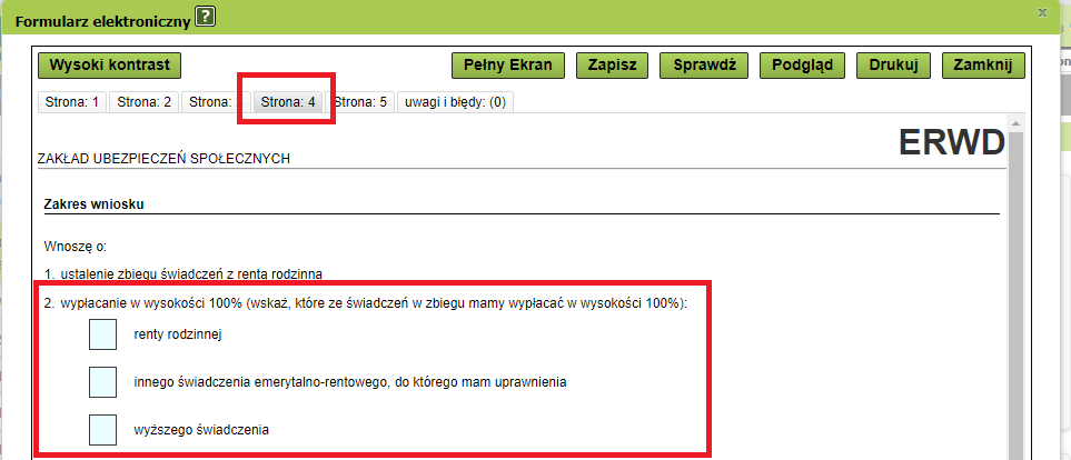 wniosek ERWD strona czwarta