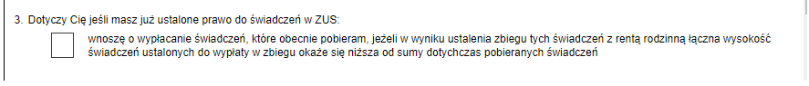 wniosek ERWD prawo do świadczeń w ZUS