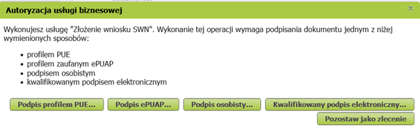 wniosek ZUS o rentę socjalną - autoryzacja