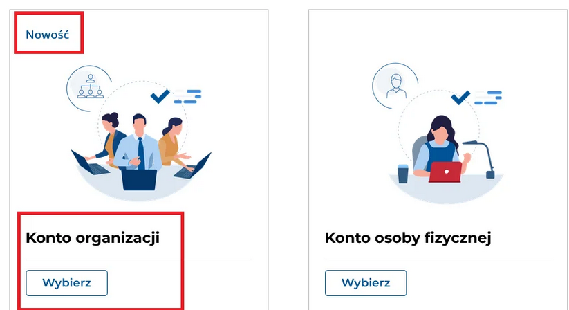 e-Urząd Skarbowy konto organizacji