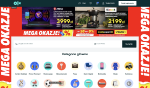 Sprzedaż przez Internet olx